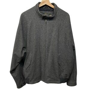 Bobby Jones Collection Water Resistant Wool Bomber Jacket XL